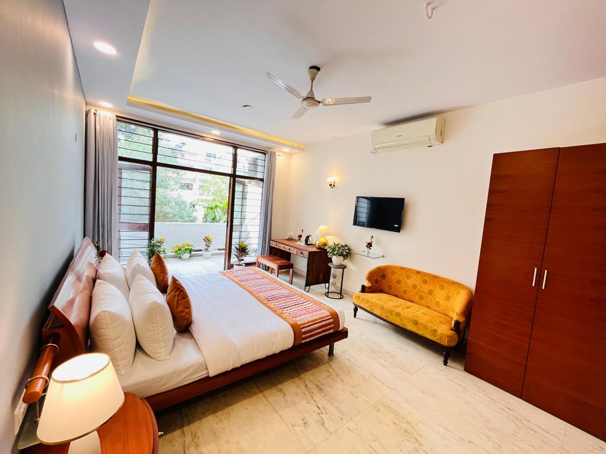Grove Residency Hauz Khas New Delhi Couple Friendly Hotel Buitenkant foto