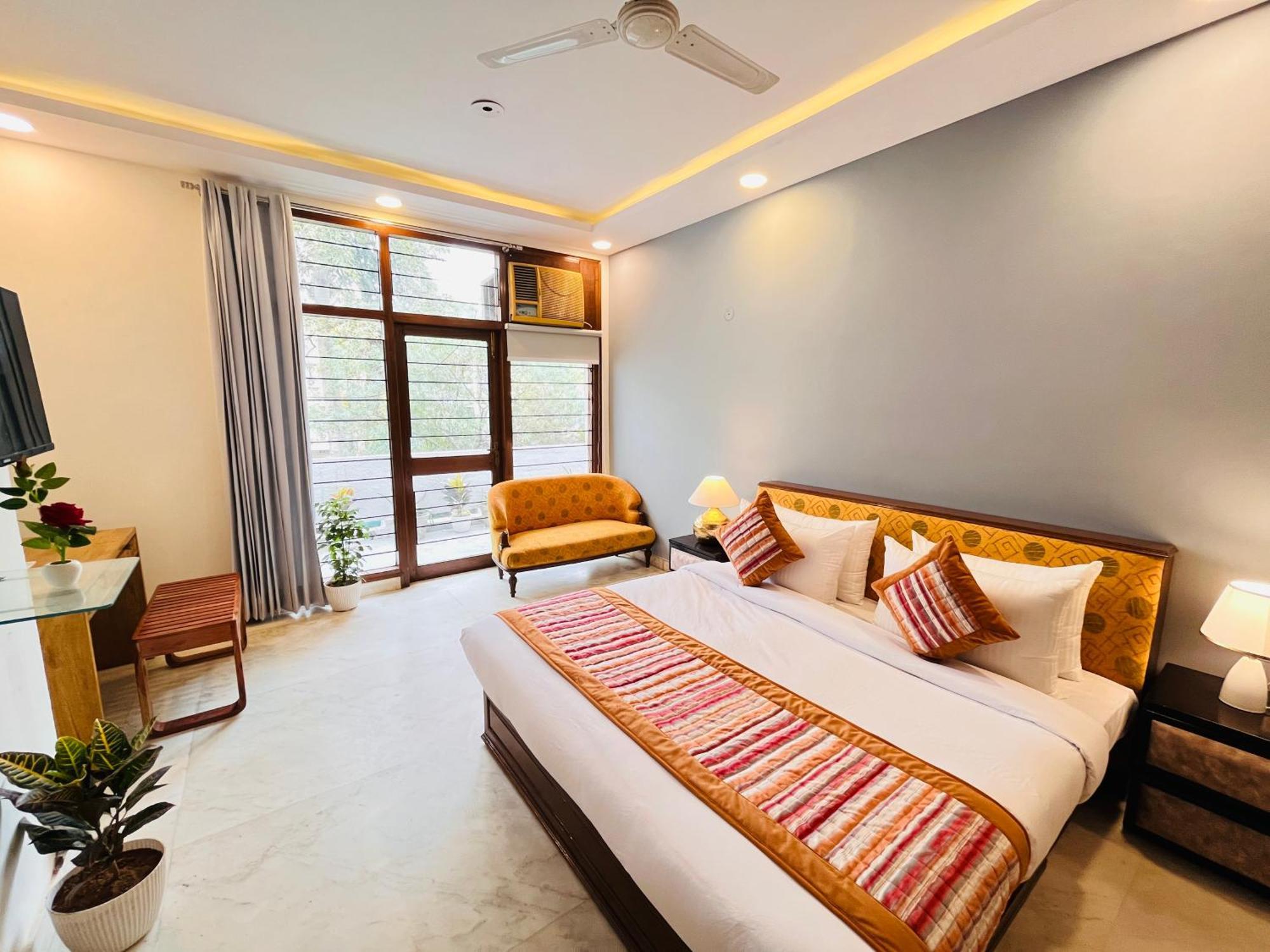 Grove Residency Hauz Khas New Delhi Couple Friendly Hotel Buitenkant foto