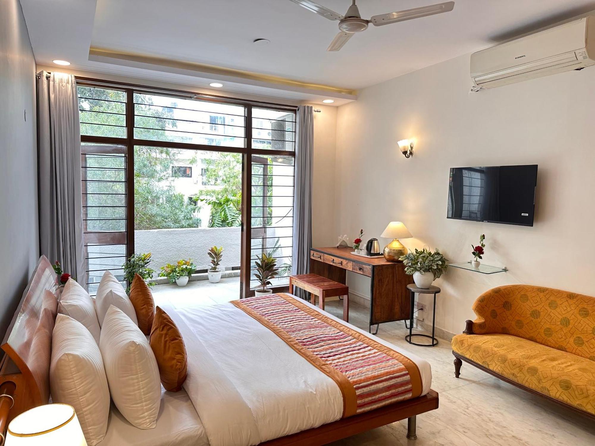 Grove Residency Hauz Khas New Delhi Couple Friendly Hotel Buitenkant foto